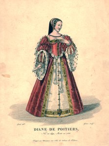 Diane de Poitiers, início do século XIX.