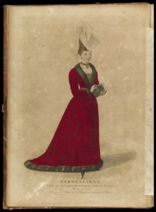 Ermengarde de Anjou, Duquesa da Aquitânia e Bretanha, final do século XVIII.