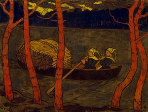 Boatwomen in Brittany, c.1893-94 (têmpera sobre tela)