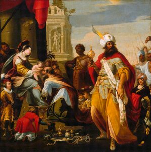 A Adoração dos Magos, antes de 1624. de Georges Lallemand