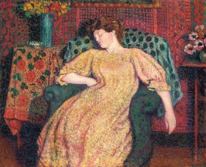 Adormecido, ou La Sieste, c.1906 de Georges Lemmen