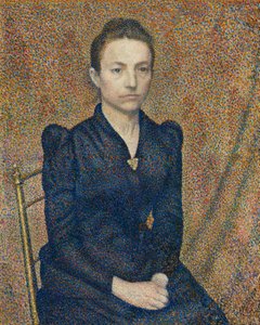 Retrato da irmã do artista de Georges Lemmen