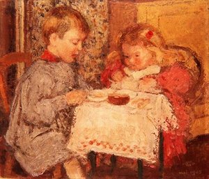 O Jantar da Boneca de Georges Lemmen
