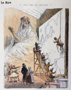 A Europa. Desenho de Georges Meunier (1869-1942). Em "Le Rire Rouge". de Georges Meunier