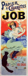 Estilo de vida. Papel de enrolar para cigarro. Cartaz de Georges Meunier, França, c.1895 (cartaz)