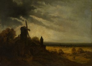 O Moinho de Montmartre, provavelmente ca. 1820