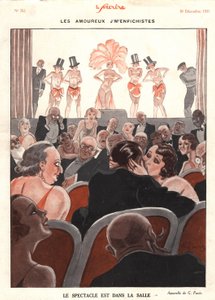 Le specatacle dans la salle, ilustração de 