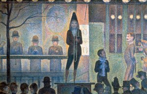 Circo Sideshow, 1887-1888 de Georges Pierre Seurat