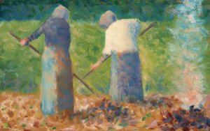 Haymakers em Montfermeil, c. 1882. de Georges Pierre Seurat