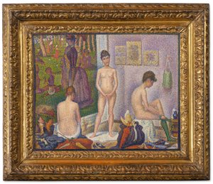 Les Poseuses, Ensemble (versão pequena) de Georges Pierre Seurat