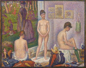 Les Poseuses, Ensemble (versão pequena) de Georges Pierre Seurat