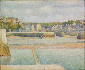 Port-en-Bessin: O Porto Exterior (maré baixa) de Georges Pierre Seurat