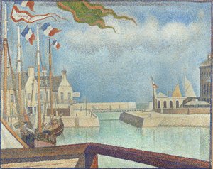 Domingo em Port-en-Bessin de Georges Pierre Seurat