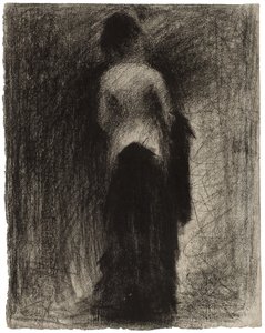 O passeio, c.1882 de Georges Pierre Seurat