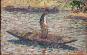 Um Pescador de Georges Seurat