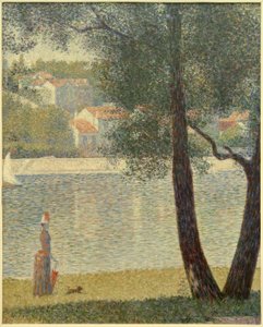 O Sena em Courbevoie de Georges Seurat