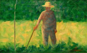 O jardineiro (Der Gärtner) de Georges Seurat