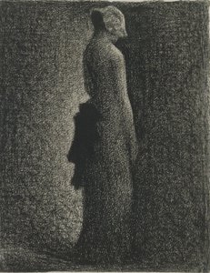 A gravata preta de Georges Seurat