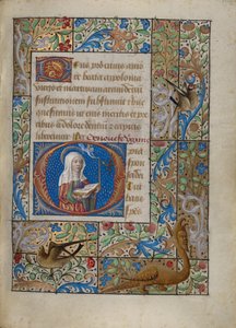 Inicial O: Saint Geneviève