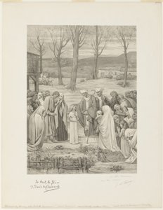 Vida Pastoral de Santa Geneviève (painel central)