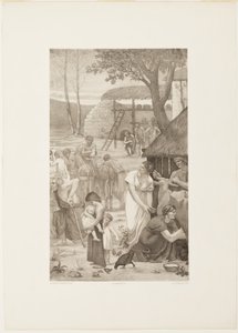 Vida Pastoral de Santa Geneviève (painel da direita)