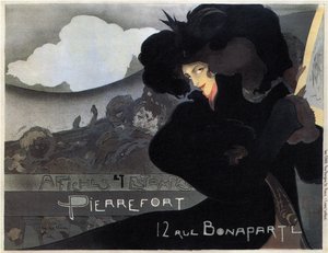 Pierrefort, Cartazes e selos, 1898 de Georges de Feure