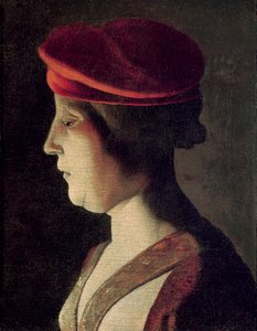 Cabeça de uma mulher de Georges de La Tour