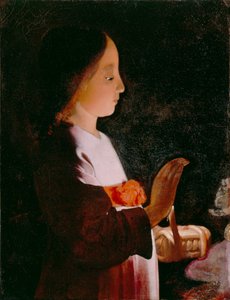 Jovem Virgem Maria de Georges de La Tour