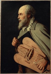 Gurdy Player (pintura sobre tela) de Georges de la Tour