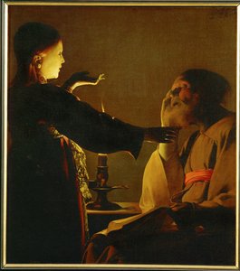 O Anjo aparece a São José (pintura sobre tela) de Georges de la Tour