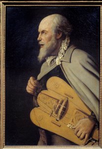 O velhote. Pintura de Georges De La Tour (1593-1652) de Georges de La Tour
