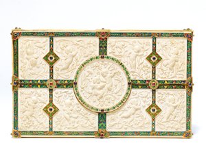 Porta-notas raro para Boucheron, 1893 de Georges le Sache