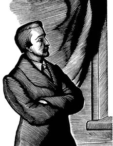 Heinrich Heine, poeta alemão do século XIX, 1934. de Georgi Yecheistov