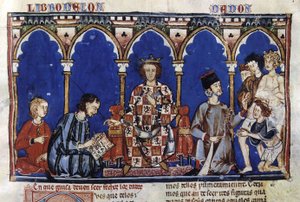 Alfonso X el Sabio como juiz, do seu Libro de los Dados (20681403203) de Georgia Levan Ramishvili from Tbilisi