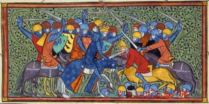 Carlos Martel na Batalha de Tours, Grandes Crónicas de França (27686528435)