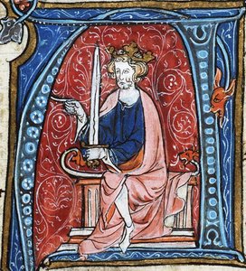 Conrado I, o Jovem, Rei da Francia Oriental, de Spieghel Historiael de Jacob van Maerlant, c. 1330 (33526342263) de Georgia Levan Ramishvili from Tbilisi