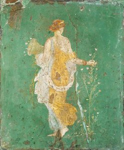Flora, fresco da Villa de Ariadne em Stabiae, perto de Pompeia, c. 15-45 d.C. (38594045730)