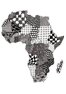 África, 2015 (tinta sobre cartão de bristol)
