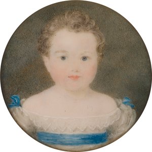 Retrato de Orlando George Charles Bridgeman, depois 3º Conde Bradford, quando criança (1819-1898), c.1821-22 (óleo e tela) de Georgina Viscountess Newport Moncreiff