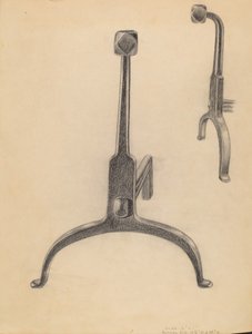 Andirons de Gerald Bernhardt