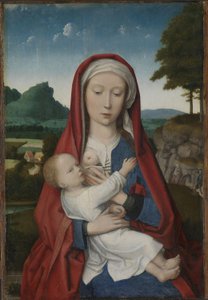Madonna e Child, c.1510-20 (óleo sobre painel) de Gerard (attr. to) David