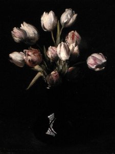 Tulipas num vaso