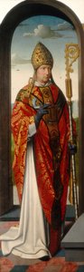 O Retábulo de Santa Ana: São Nicolau [painel esquerdo], c. 15001520 de Gerard David