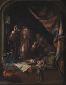 Uma visita ao médico de Gerrit Dou