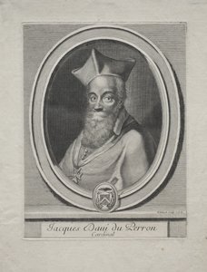 Cardeal Jacques Davey Duperron de Gérard Edelinck