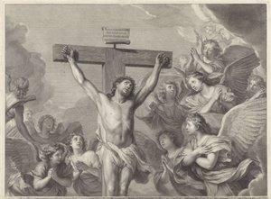 Cristo na cruz de Gérard Edelinck