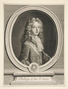 Filipe V, duque de Anjou de Gérard Edelinck