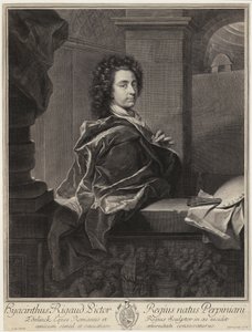 Retrato de Ticiano de Gérard Edelinck