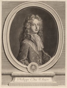 Philippe, Duque de Anjou de Gerard Edelinck after François de Troy