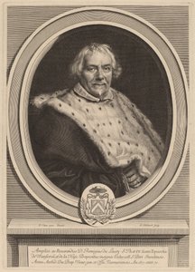 Remi Du Laura de Gerard Edelinck after Jacob van Oost II